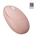 Altec Lansing ALBM7335 Pembe 2.4GHz USB 1200DPI Alkalin Pilli Kablosuz Mouse