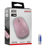 Altec Lansing ALBM7305 Pembe 2.4GHz USB 1600DPI Alkalin Pilli Kablosuz Mouse