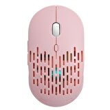 Altec Lansing ALBM7422 Pembe 2.4GHz Şarj Edilebilir Tek Renkli 1600DPI Optik Kablosuz Mouse