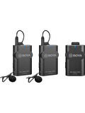 By-Wm4 Pro K2 Kablosuz Ikili Yaka Mikrofonu OUTLET