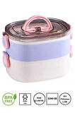 The Puzzle Lunch Box Tek Katlı Paslanmaz Çelik Kolay Kilitlenir Sefer Tası – 900 Ml