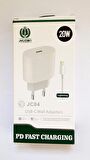 Jnuobi JC04 20w Type-C den Lightning Hızlı Şarj Adaptörü 3 A-5V / 2.2A-9V