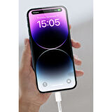 Yesido CA120L USB to Lightning 18W QC Hızlı Şarj Kablosu 1M - Beyaz