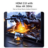 Yesido HB22 5in1 Hub Dönüştürücü - Siyah