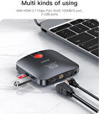 Yesido TV12 4K Wifi Android Tv Box + Game Box (2 Adet Oyun Konsol Kolu +10000 Adet Oyun Dahil)