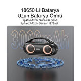 Yesido YSW19 20W Dahili Hoparlörlü 3000Mah Bataryalı RGB Taşınabilir Kablosuz Hoparlör