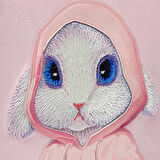 iPhone 15 Pro Max Uyumlu 3D Kıyafet Tavşan Detaylı Nakış İşlemeli Kabartmalı Fashion Pet Kılıf