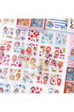 Sweet Bears Temalı 100 Yaprak 4 Bölmeli Sticker Seti • Bullet Journal (GGK-DG038)