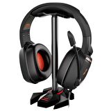 PLEXTONE GP200 Oyuncu Kulaklık Standı - Kulaklık Askısı - Kulaklık Tutacağı SİYAH