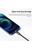 20w Usb-c To Lightning Dijital Ekranlı Hızlı Şarj Kablosu 1.2m ( Türkiye Garantili)