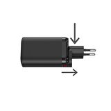 Ixtech IX-HC2 65 Watt Hızlı Şarj Aleti Siyah