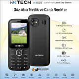 İxtech IX-023 Çift Sim Kartlı Kameralı Tuşlu Cep Telefonu KVK Garantili