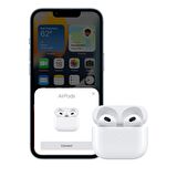 Robeve Airpods 3 Bluetooth Kulaklık 3.Nesil Kablosuz Bluetooth Kulaklık iPhone - Android Uyumlu Kablosuz Kulaklık Bluetooth 3.Nesil Kulaklık