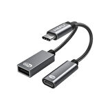 HEPU HP-Z05 Type-C to Type-C + USB Dönüştürücü Adaptör
