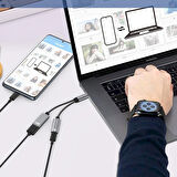 HEPU HP-Z05 Type-C to Type-C + USB Dönüştürücü Adaptör