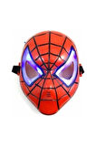 Spiderman Ağ Fırlatan Ok Atan Eldiven Işıklı Örümcek Adam Maskesi