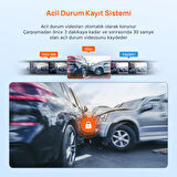 70MAİ Araç Kamerası A410 Ön Kamera+ RC21 Arka Kamera Set 2.5K + 1080P Çift Kamera