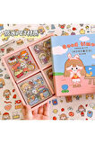 Good Time Temalı 100 Yaprak 4 Bölmeli Sticker Seti • Bullet Journal (GGK-DJ059)