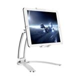 Rock Univerrsal Ayarlanabilir Masaüstü Telefon ve Tablet Standı Silver