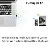 Cudy WU650 5GHz 433Mbps, 2.4GHz 200Mbps Wi-Fi Mini USB Adaptör(AC1200 Serisi)