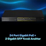 Cudy GS1028PS2 2 Port SFP, VLAN, CCTV, 24 Port Gigabit 300W PoE+ Metal Switch