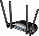 Cudy LT400 2,4GHz 300Mbps, 5GHz 867Mbps, 4 Ports 4G LTE Nano SIM Destekli DDNS Mobile Router