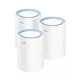 Cudy Router M1200 3-Pack Ac1200Mbps 2.4Ghz/5Ghz Ap/Re/Wısp Mu-Mımo Kablosuz 3'Lü Mesh Wi-Fi Sistemi