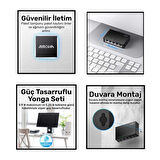 Cudy FS105 5Port 10/100Mbps Duvar Montajlı Metal Masaüstü Switch
