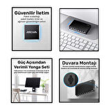 Cudy FS108 8Port 10/100Mbps Duvar Montajlı Metal Masaüstü Switch