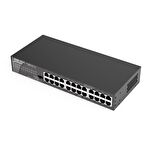 REYEE RG-ES124GD 24 PORT GIGABIT METAL KASA SWITCH Tak Çalıştır, Çelik Kasa (YÖNETİLEMEZ)