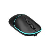 Lecoo WS210 1600DPI Kablosuz RGB Optik Siyah Mouse