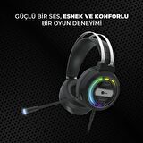 Lenovo Lecoo HT401 Kulak Üstü RGB Gaming Oyuncu Kulaklığı