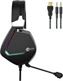 Lenovo Lecoo HT402 RGB 7.1 USB Kablolu Kulak Üstü Oyuncu Kulaklığı