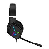 Lecoo Lecoo Ht406 Mikrofonlu Stereo RGB Gürültü Önleyicili Oyuncu Kulak Üstü Kablolu Kulaklık
