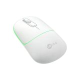 Lecoo WS210 Dual Mod RGB Bluetooth ve Kablosuz Şarj Edilebilir Optik Mouse Beyaz