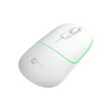 Lecoo WS210 Dual Mod RGB Bluetooth ve Kablosuz Şarj Edilebilir Optik Mouse Beyaz