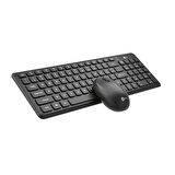 Lenovo Lecoo KW204 Kablosuz Klavye & Mouse Set Siyah