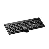 Lenovo Lecoo KW210 Kablosuz Türkçe Q Klavye & Mouse Set Siyah