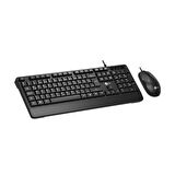 Lecoo CM106 USB Kablolu Türkçe Q Klavye & Mouse Set Siyah