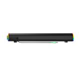 Lenovo Lecoo DS108 RGB Bluetooth Stereo 10W Soundbar Speaker Siyah