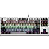 Lecoo Gk304 Rgb Mekanik Gaming Oyuncu Klavyesi Red Switch Q Tr Gri & Siyah
