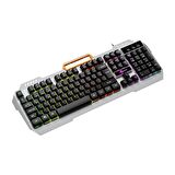Lecoo Kb123 Usb Kablolu Rainbow Gaming Oyuncu Klavyesi Siyah Tr Q