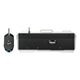 Lenovo Lecoo CM107 USB Kablolu RGB Aydınlatmalı Türkçe Q Klavye & Mouse Set Siyah