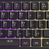 MageGee TS91 61 Tuş RGB Kablolu Siyah Membran Türkçe Q Gaming Klavye