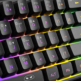 MageGee TS91 61 Tuş RGB Kablolu Siyah Membran Türkçe Q Gaming Klavye