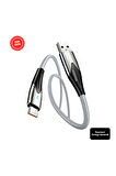 Type-C To USB Led Hızlı Şarj Kablosu 3.0A 15w 1m (Rosstech Türkiye Garantili)
