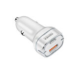 Tonex TA-38W PD + USB-A Type-C to Type-C Kablolu Araç İçi Şarj Aleti Set