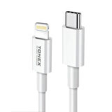 Tonex LA-38W PD + USB-A Type-C to Lightning Kablolu Araç İçi Şarj Aleti Set