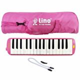 Lino LN32PS 32 Tuşlu (Bez Çanta) Pembe  Melodika