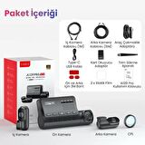 Viofo A139 Pro 3 Kameralı Ön-Arka-iç 4K HDR 5GHz WiFi GPS'li Araç Kamerası
